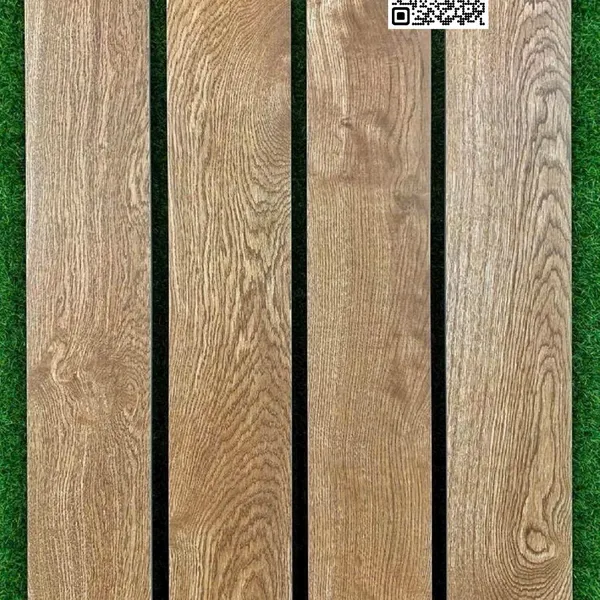 Gạch Vân Gỗ - Gạch Giả Gỗ 15x90 Ốp Lát màu nâu CK15906