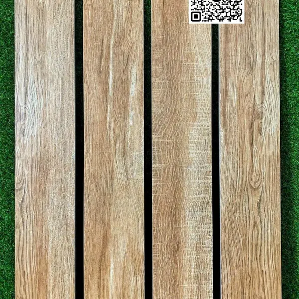 Gạch Vân Gỗ - Gạch Giả Gỗ 15x90 Ốp Lát màu nâu CK15908