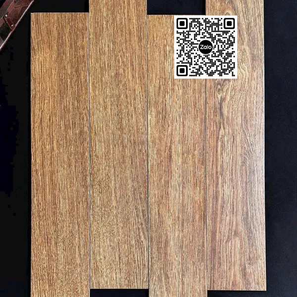 Gạch Vân Gỗ - Gạch Giả Gỗ 15x90 Ốp Lát màu nâu MDK 159022