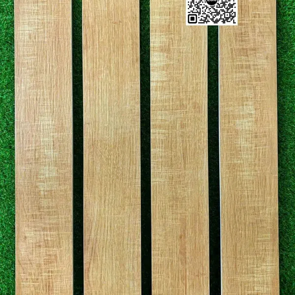 Gạch Vân Gỗ - Gạch Giả Gỗ 15x90 Ốp Lát nâu vàng CK15911