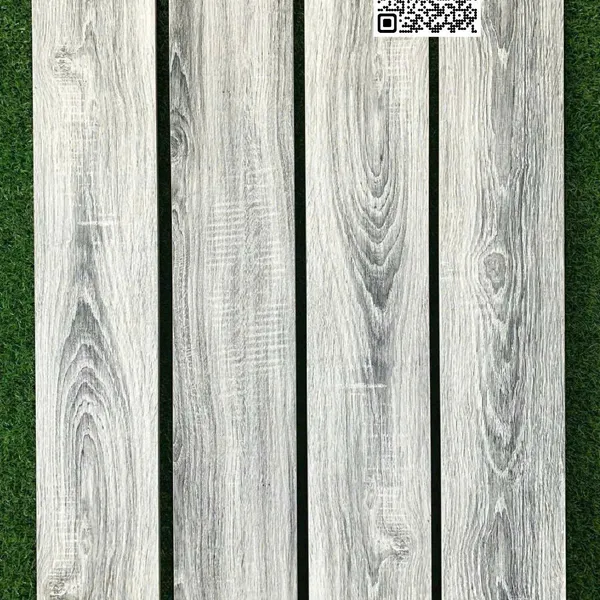Gạch Vân Gỗ - Gạch Giả Gỗ 15x90 Ốp Lát xám ghi CK15901