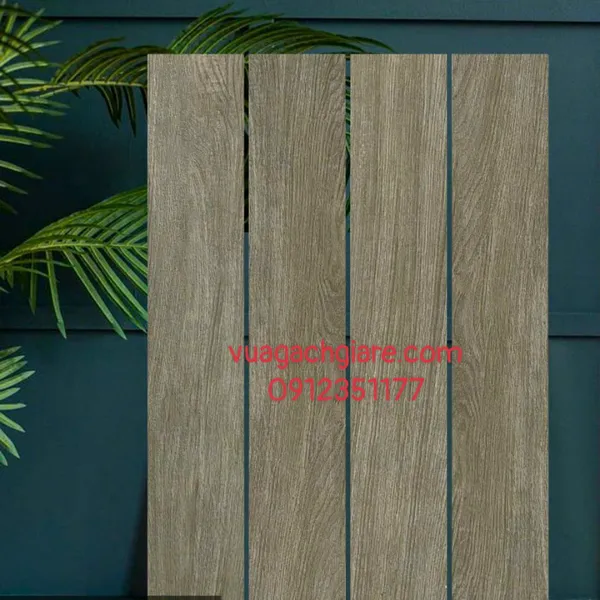 Gạch Vân Gỗ 15x90 AMY xám đậm - nâu đất