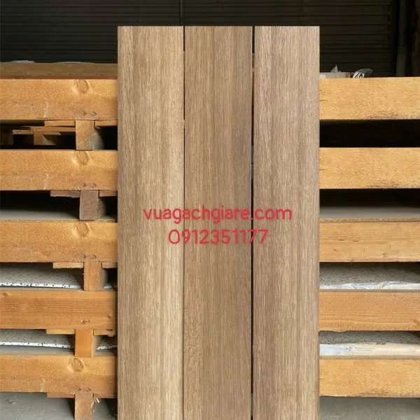 Gạch Vân Gỗ 195x1200 Ấn Độ màu nâu