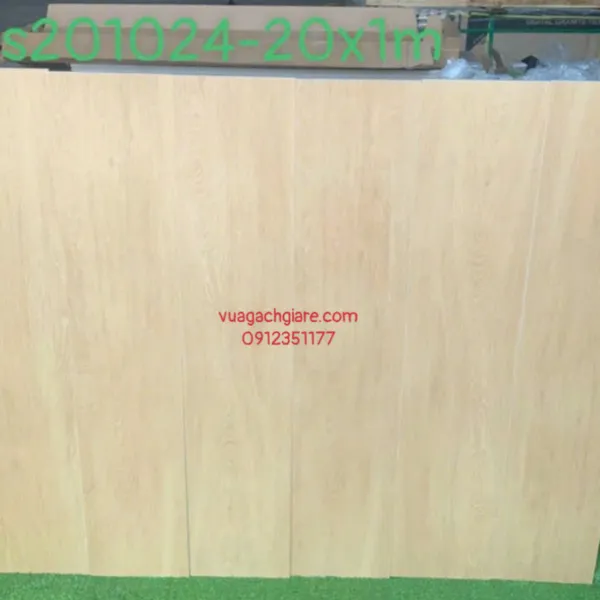 Gạch Vân Gỗ 20x100 Ốp Lát Giá Rẻ kem vàng 201024