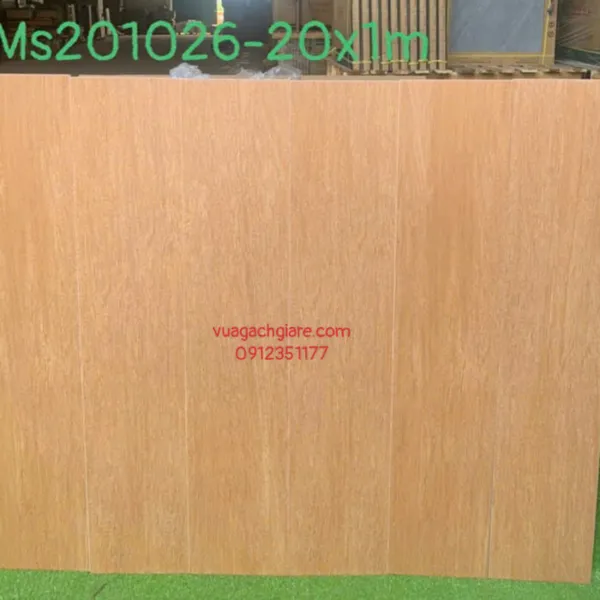 Gạch Vân Gỗ 20x100 Ốp Lát Giá Rẻ nâu vàng 201022 - 201026