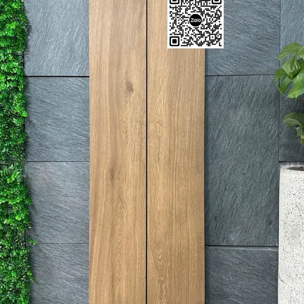 Gạch Đá Mờ Vân Gỗ - Gạch Giả Gỗ 20x100 Ốp Lát màu nâu MT20128