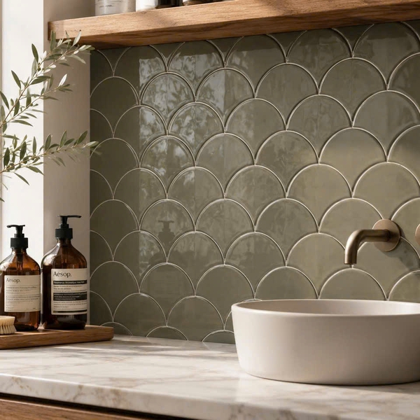 Gạch Mosaic 30x30 Ốp Dán Trang Trí màu nâu MHF88