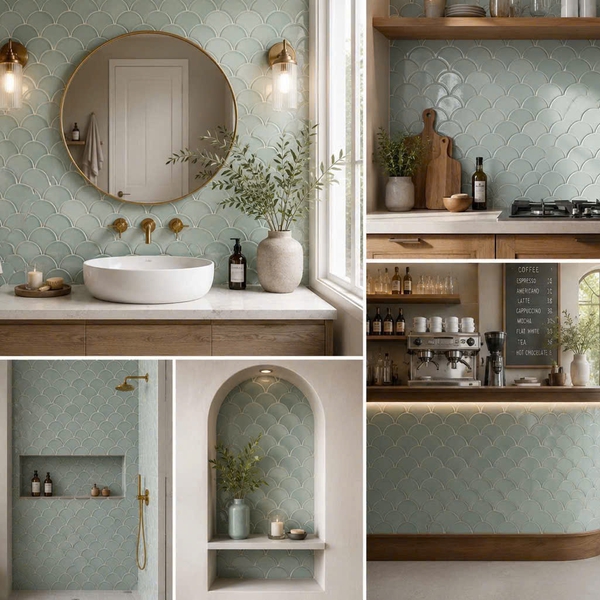Gạch Mosaic 30x30 Ốp Dán Trang Trí màu xám MHF05