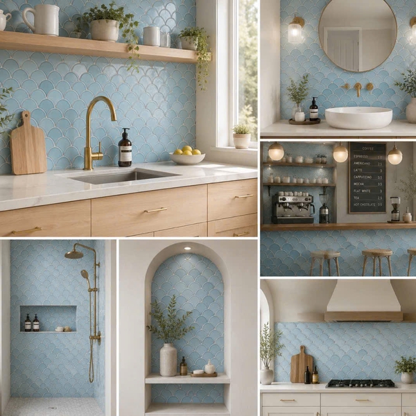 Gạch Mosaic 30x30 Ốp Dán Trang Trí màu xám MHF320