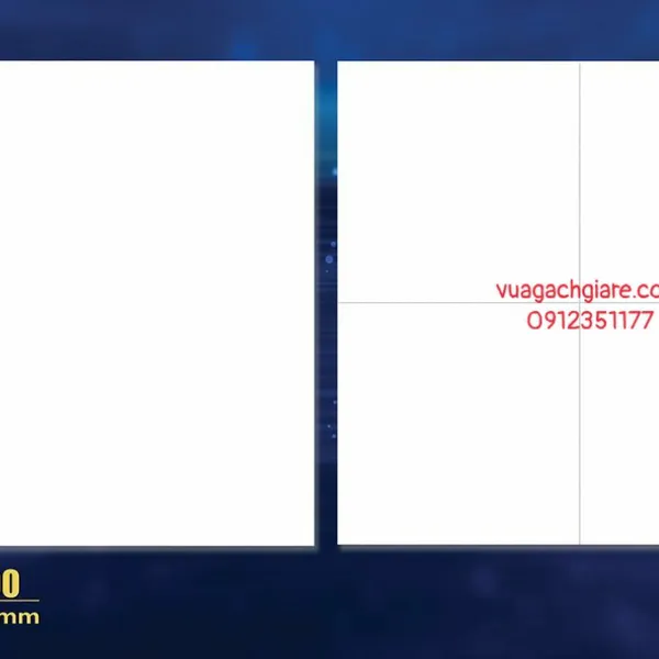 Gạch Đá 80x80 Ốp Lát Giá Rẻ Trung Nguyên trắng trơn TN80600