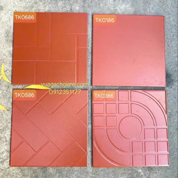 Gốm Cotto 40x40 Giá Rẻ TAKAO màu đỏ
