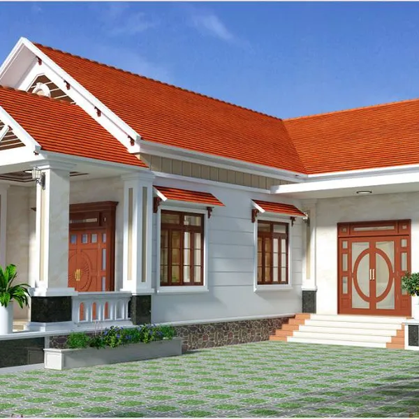 Ngói Sóng Tráng Men Mikado màu đỏ R11.01
