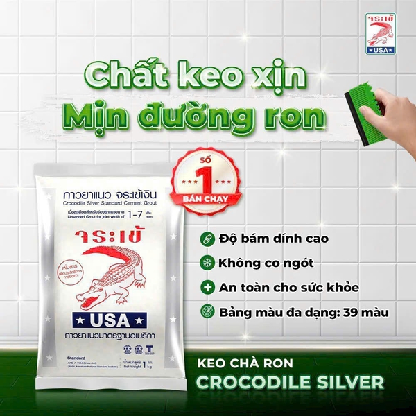 Keo Chà Ron Gạch Crocodile Silver Giá Rẻ