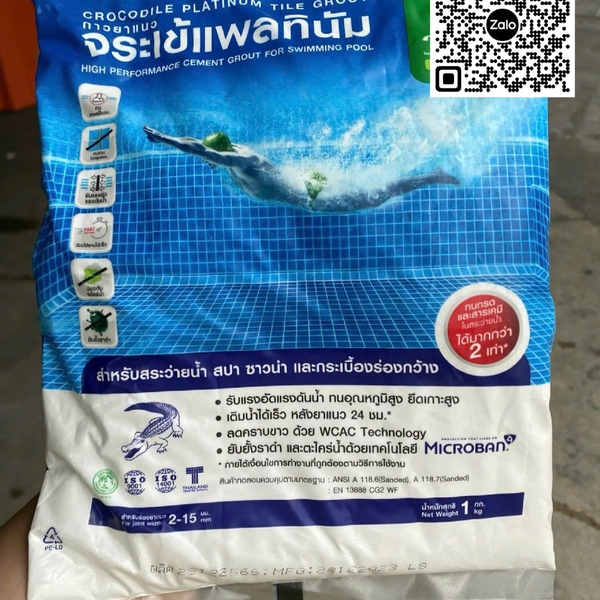 Keo Chà Ron Gạch Crocodile Platinum Giá Rẻ chuyên dùng cho hồ bơi