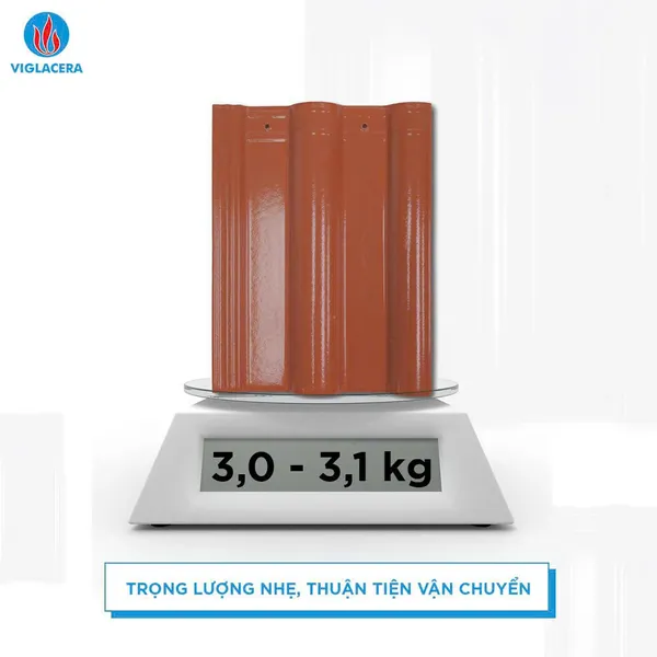 Ngói Lợp Tráng Men Viglacera Giá Rẻ xám S03
