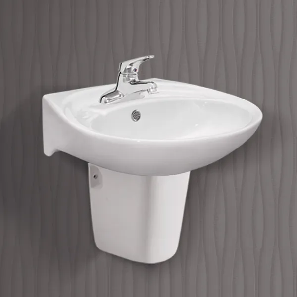 Lavabo (Chậu Rửa Tay) CB104 + Chân Treo Tường CCN142 Ceravi Giá Rẻ