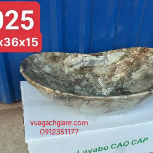 Chậu Lavabo Thuyền Giá Rẻ đen trắng