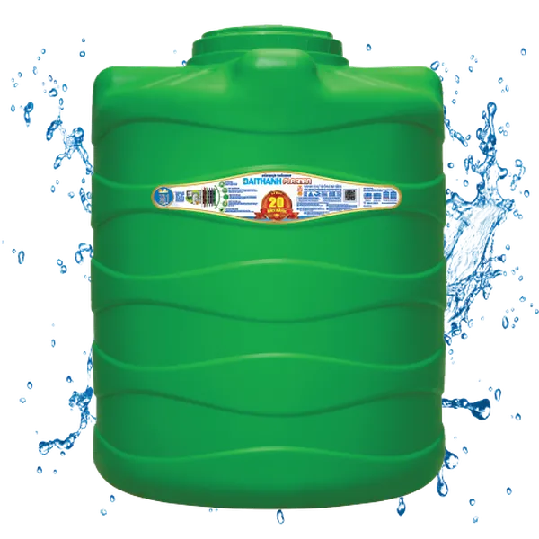 Bồn Nhựa Plasman HDPE Tân Á Đại Thành 1000L Đứng màu xanh lá