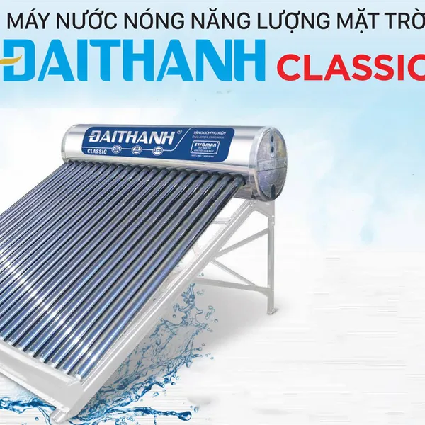 Máy Nước Nóng NLMT Tân Á Đại Thành Classic 130L ∅58 - 12 ống