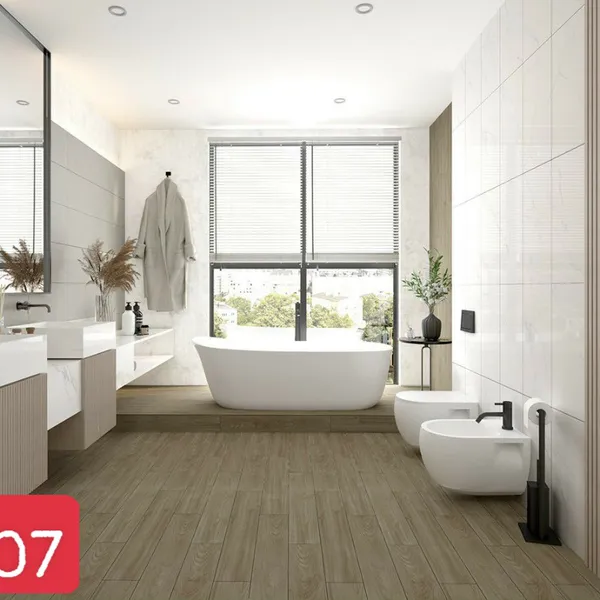 Gạch Đá Vân Gỗ Lát Nền 15x90 AMYGRES 4107