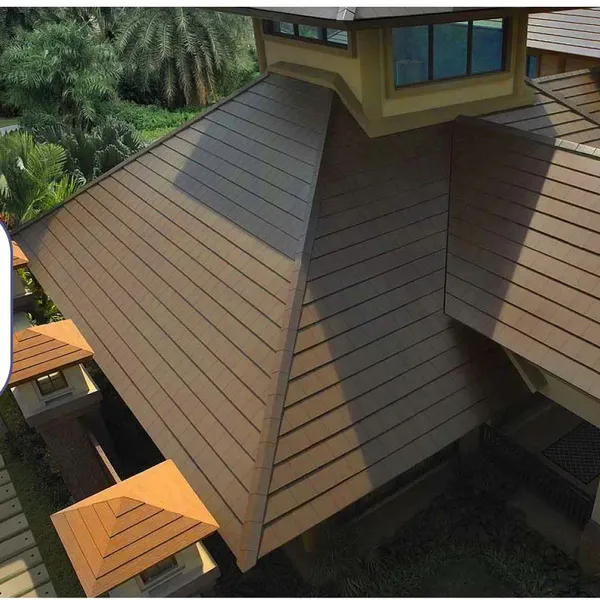 Ngói Lợp Nhà Phẳng BM màu nâu F11