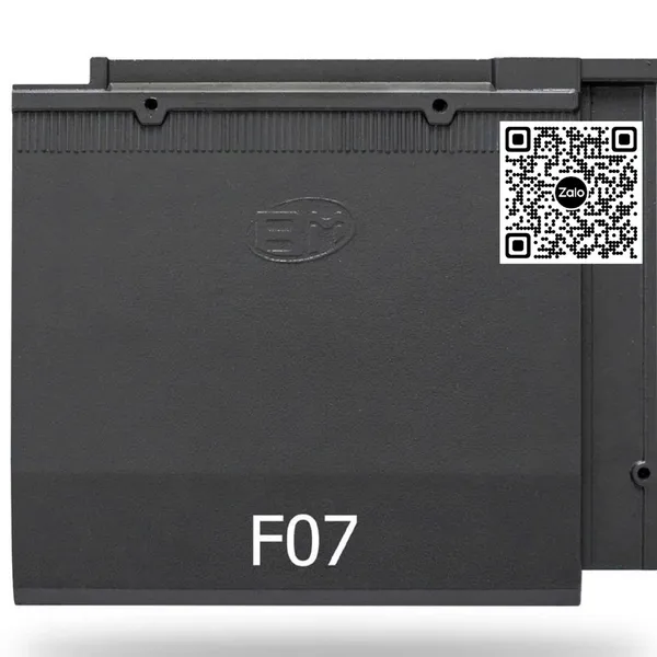 Ngói Lợp Nhà Phẳng BM màu đen F07