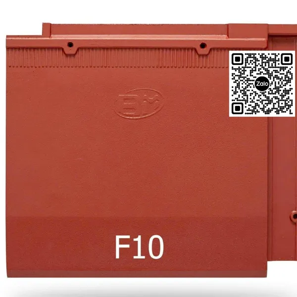 Ngói Lợp Nhà Phẳng BM màu đỏ F10