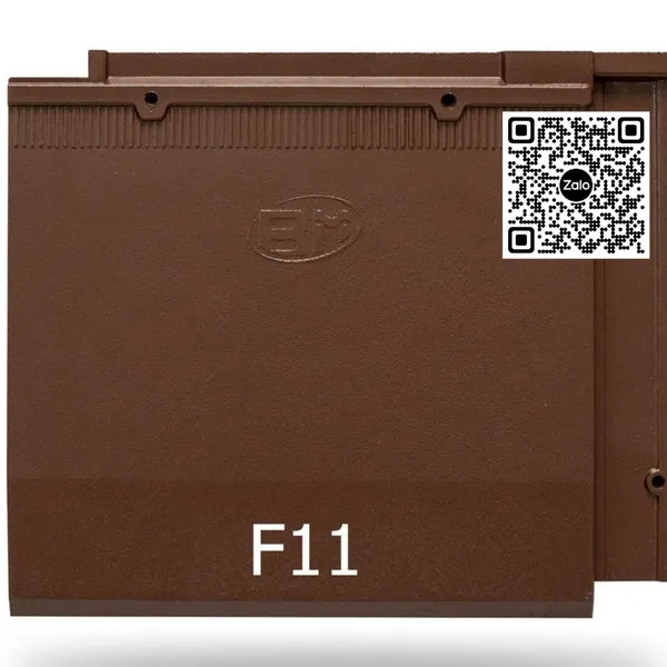 Ngói Lợp Nhà Phẳng BM màu nâu F11
