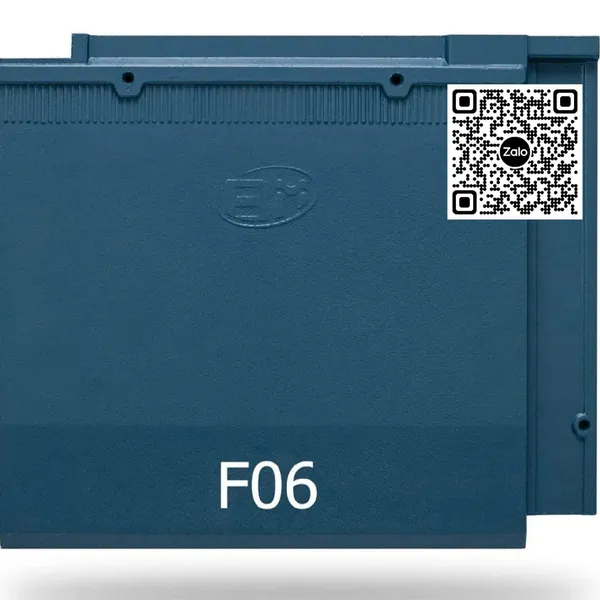 Ngói Lợp Nhà Phẳng BM màu xanh dương F06