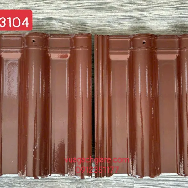 Ngói Lợp Tráng Men Takao Bình Định màu đỏ - màu cafe - xanh rêu - xanh coban