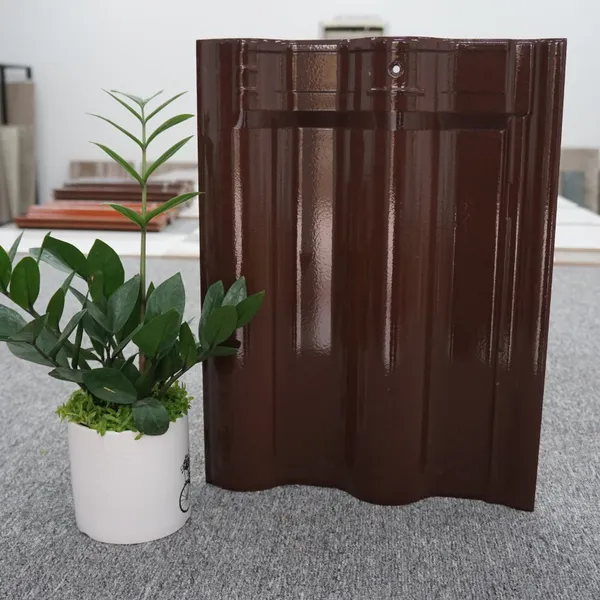 Ngói Tráng Men Lợp Nhà IRIS nâu socola 1803