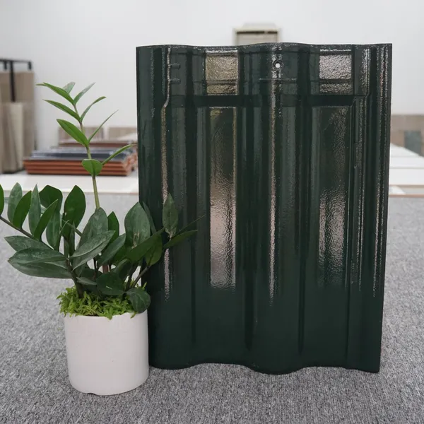 Ngói Tráng Men Lợp Nhà IRIS màu xanh lá 1801