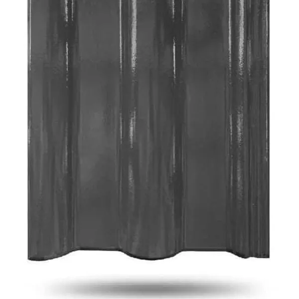 Ngói Sóng Tráng Men Mikado màu ghi xám R13.01