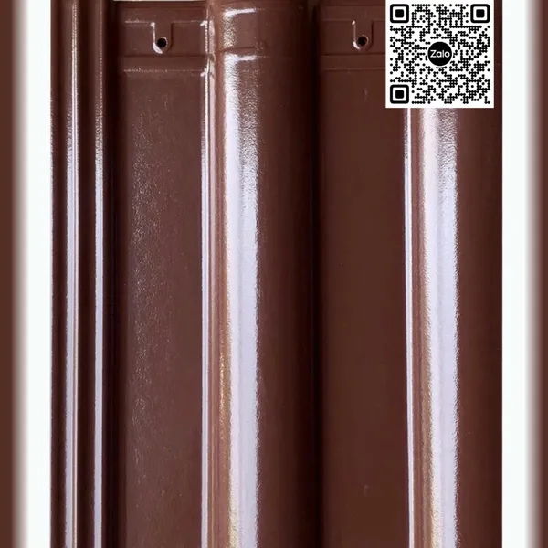 Ngói Lợp Tráng Men Viglacera Giá Rẻ nâu socola S08