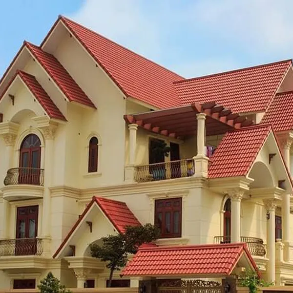 Ngói Nhật - Ngói Màu Lợp Nhà DIC màu đỏ bầm DB08