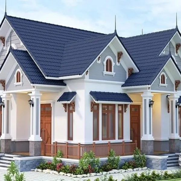 Ngói Nhật - Ngói Màu Lợp Nhà DIC màu xanh mực đậm XM1315