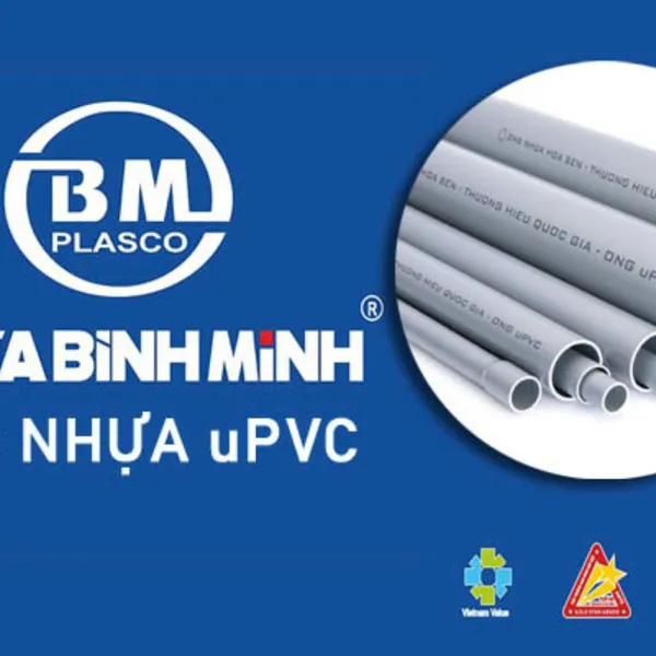 Ống Nhựa PVC Bình Minh các loại làm hệ thống cấp thoát nước