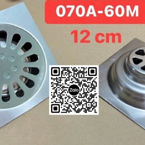 Phễu Thoát Sàn Inox Giá Rẻ 070A