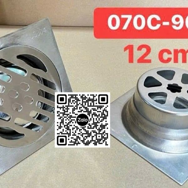 Phễu Thoát Sàn Inox Giá Rẻ 070A