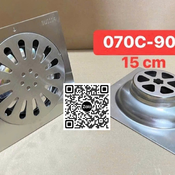 Phễu Thoát Sàn Inox Giá Rẻ 070C