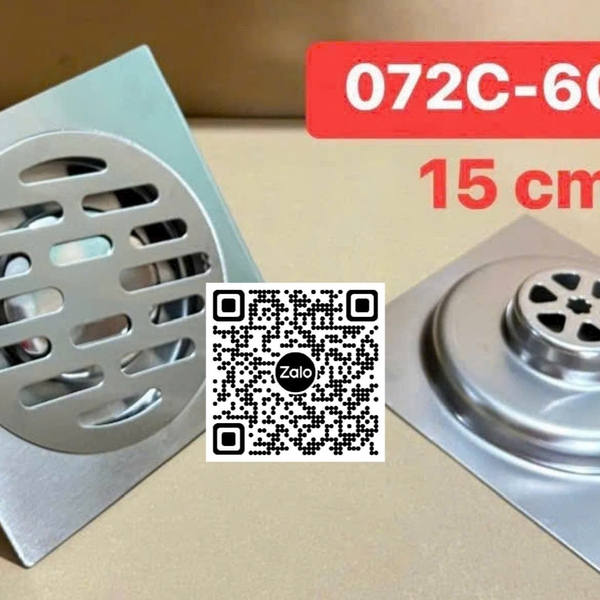 Phễu Thoát Sàn Inox Giá Rẻ 072C