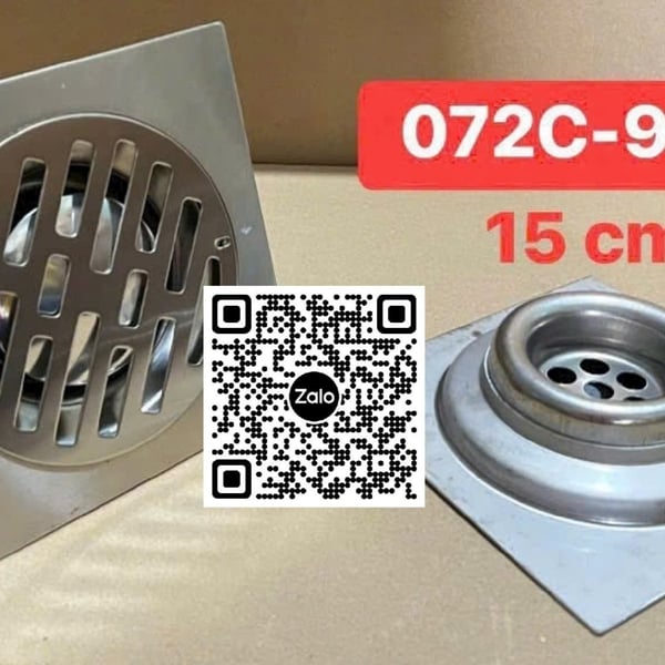 Phễu Thoát Sàn Inox Giá Rẻ 072C