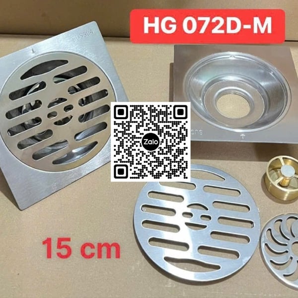 Phễu Thoát Sàn Inox Giá Rẻ 072