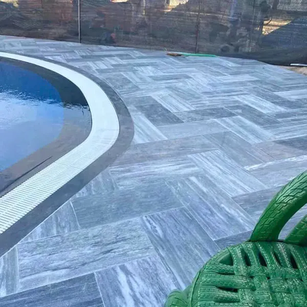 Đá Tự Nhiên 30x60 Ốp Lát Giá Rẻ sọc dưa màu xám