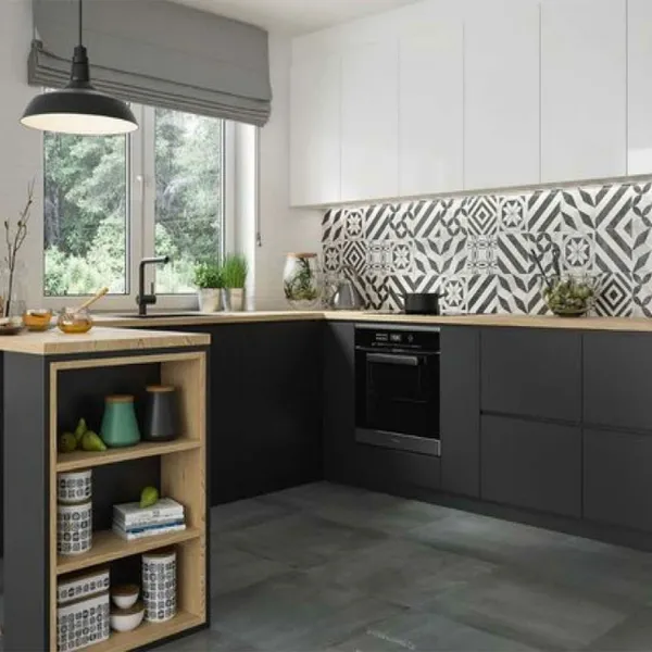Gạch Bông 30x30 Trang Trí đen xám BO9638 - BO9640