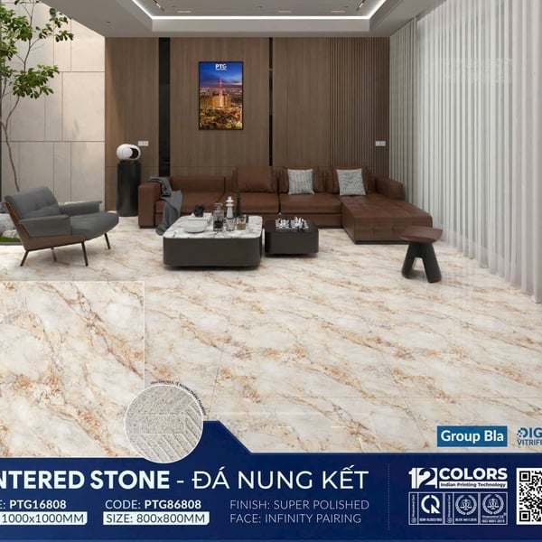 Gạch Đá 100x100 Ốp Lát Trang Trí Giá Rẻ vân đá 16808