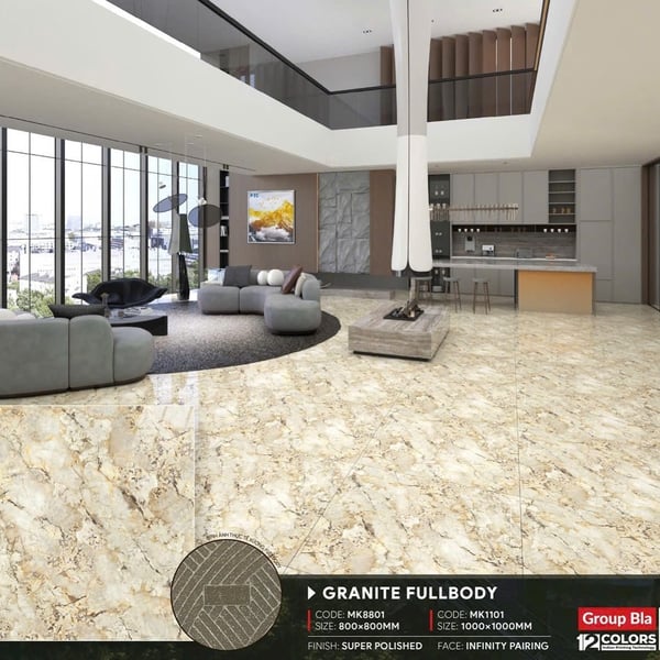 Gạch Đá 100x100 Ốp Lát Trang Trí Giá Rẻ vân đá MK1101
