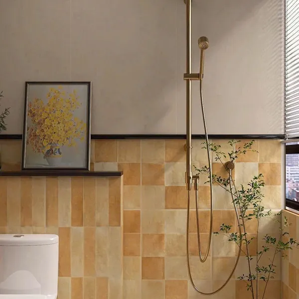 Gạch Đá 40x80 Ốp Lát Trang Trí màu vàng MF48Y03