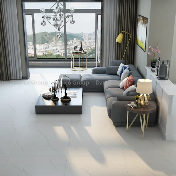 Gạch Đá Lát Nền 60x60 Catalan trắng vân khói 6958