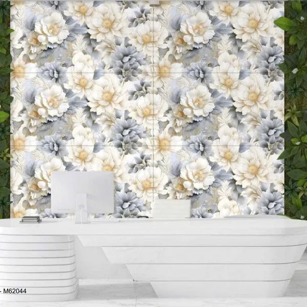 Gạch Đá 60x120 Ốp Lát Trang Trí Giá Rẻ hoa lá 62044